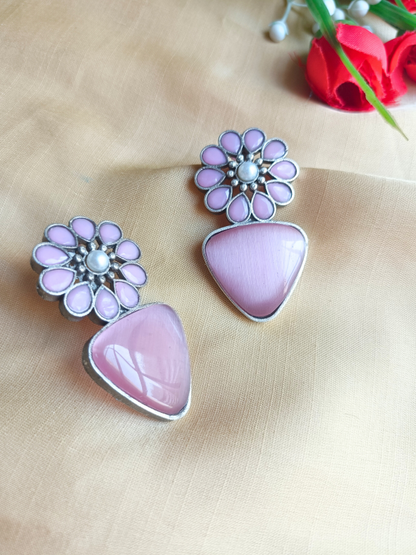 Niraya Pink Earrings