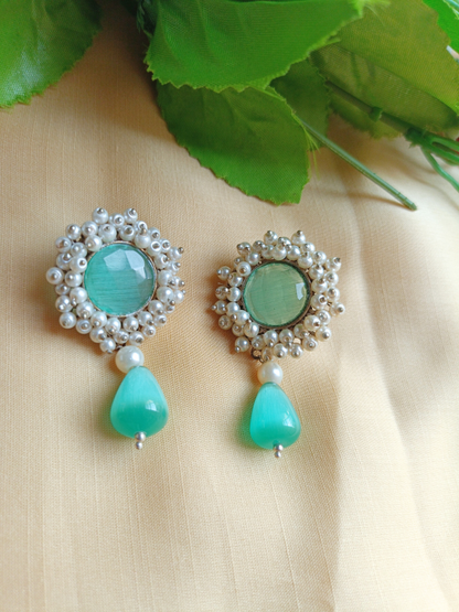 Riwa Blue Pearl Earrings