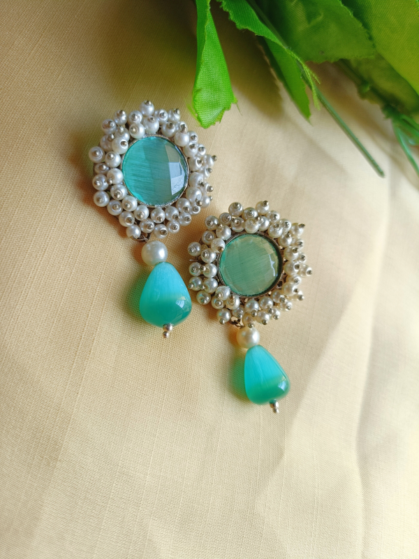 Riwa Blue Pearl Earrings