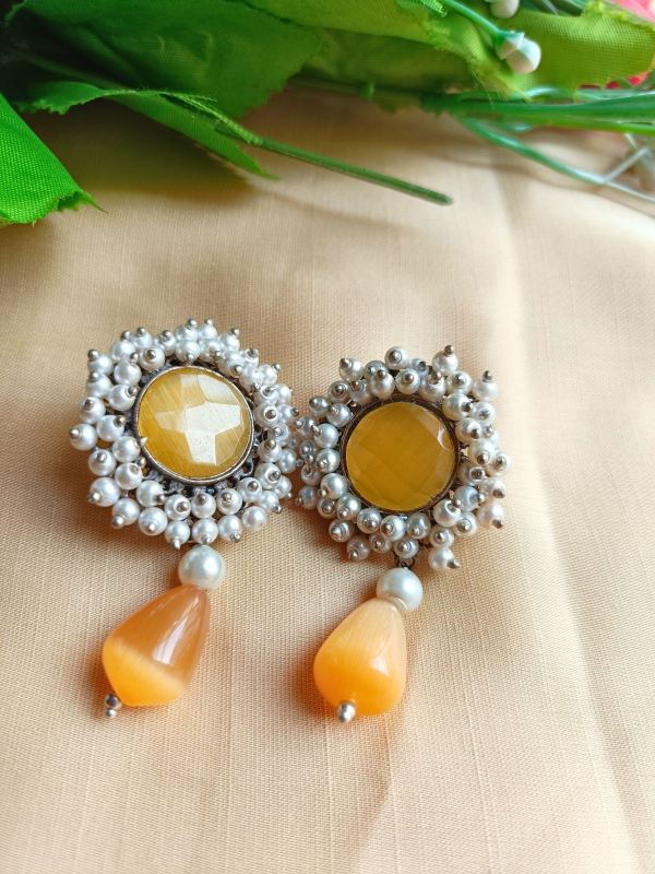 Riwa Yellow Pearl Earrings