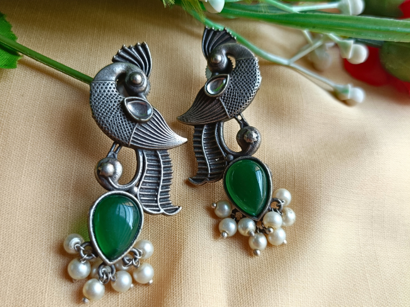 Ada Green Earrings