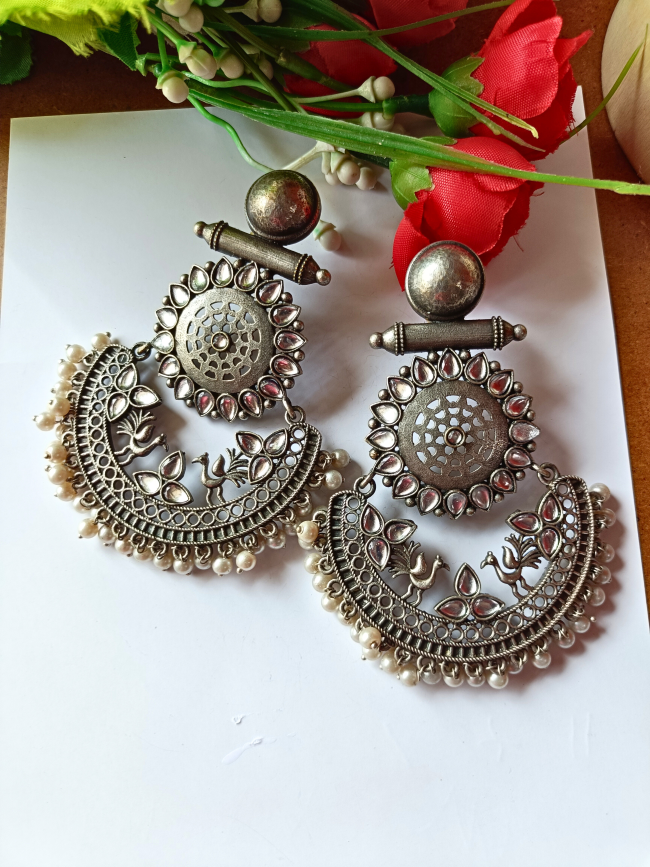 Antique Chandbali Earrings