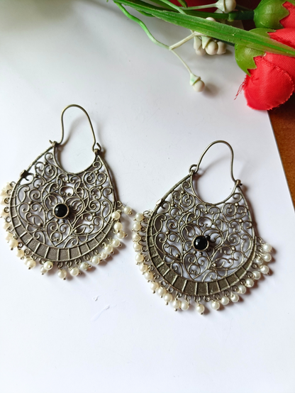 Antique Chandbali Earrings