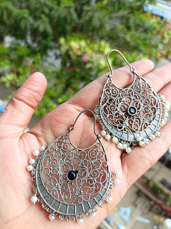 Antique Chandbali Earrings