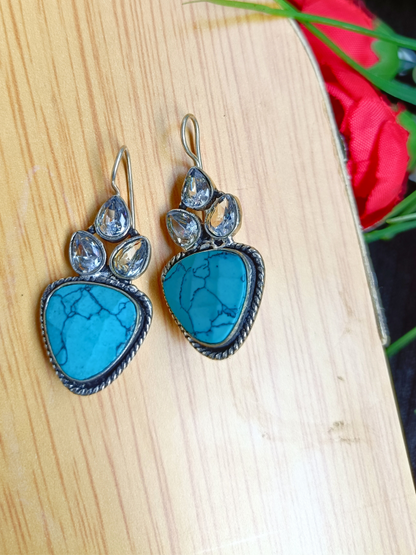 Turquoise Hook Earrings