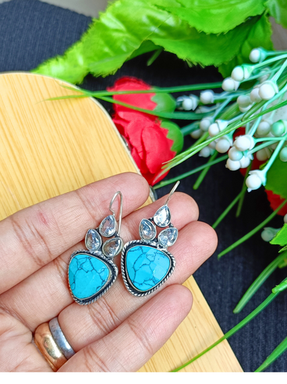 Turquoise Hook Earrings