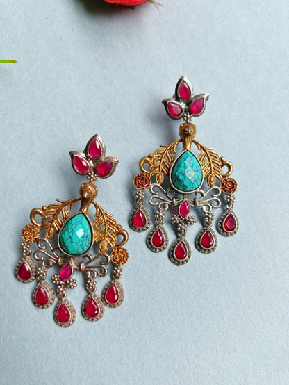 Dharmi Dual Tone Earrings