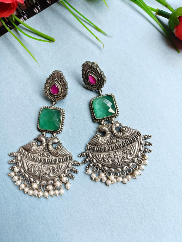 Parineeti Mint Dangler Earrings