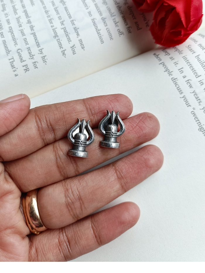 Shiva Trishul Earrings