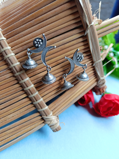 Nupur Oxidised Jhumki