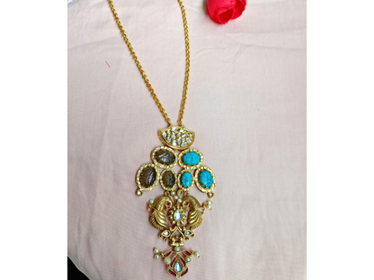 Amrapali Peacock Motif Pendant