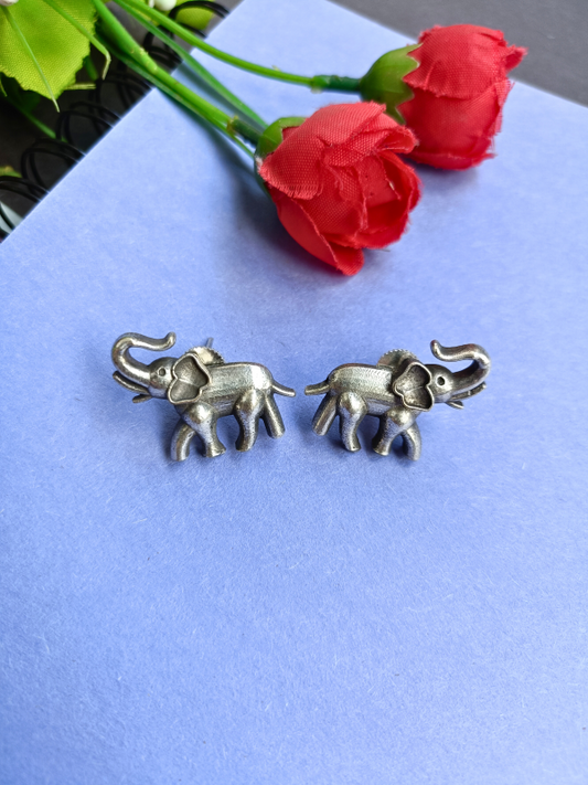 Elephant Antique Stud