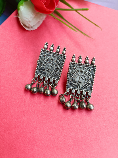 Antique Oxidised Earrings