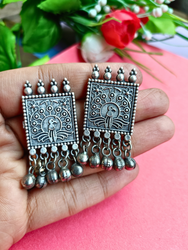 Antique Oxidised Earrings