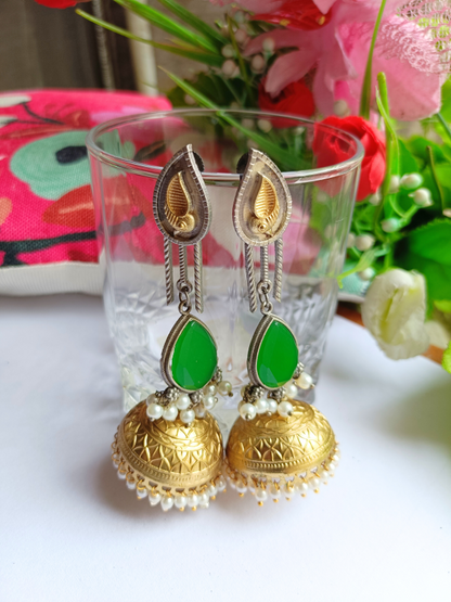 Ruchika Dual Tone Jhumka