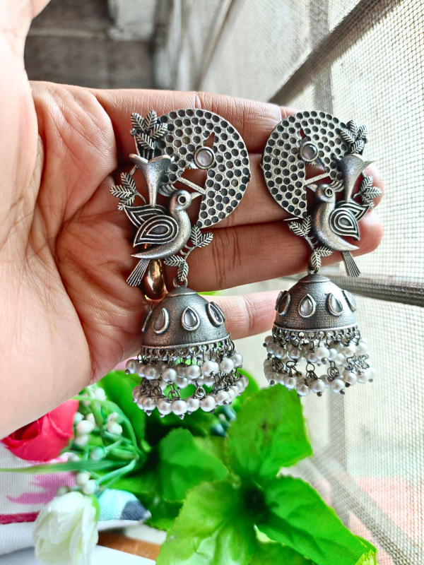 Bird Antique Jhumka