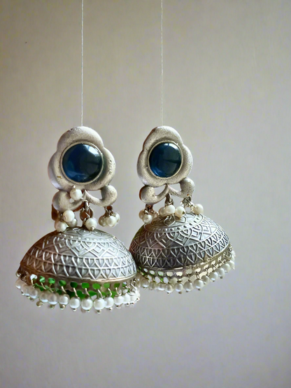 Rosy Jhumka Earrings