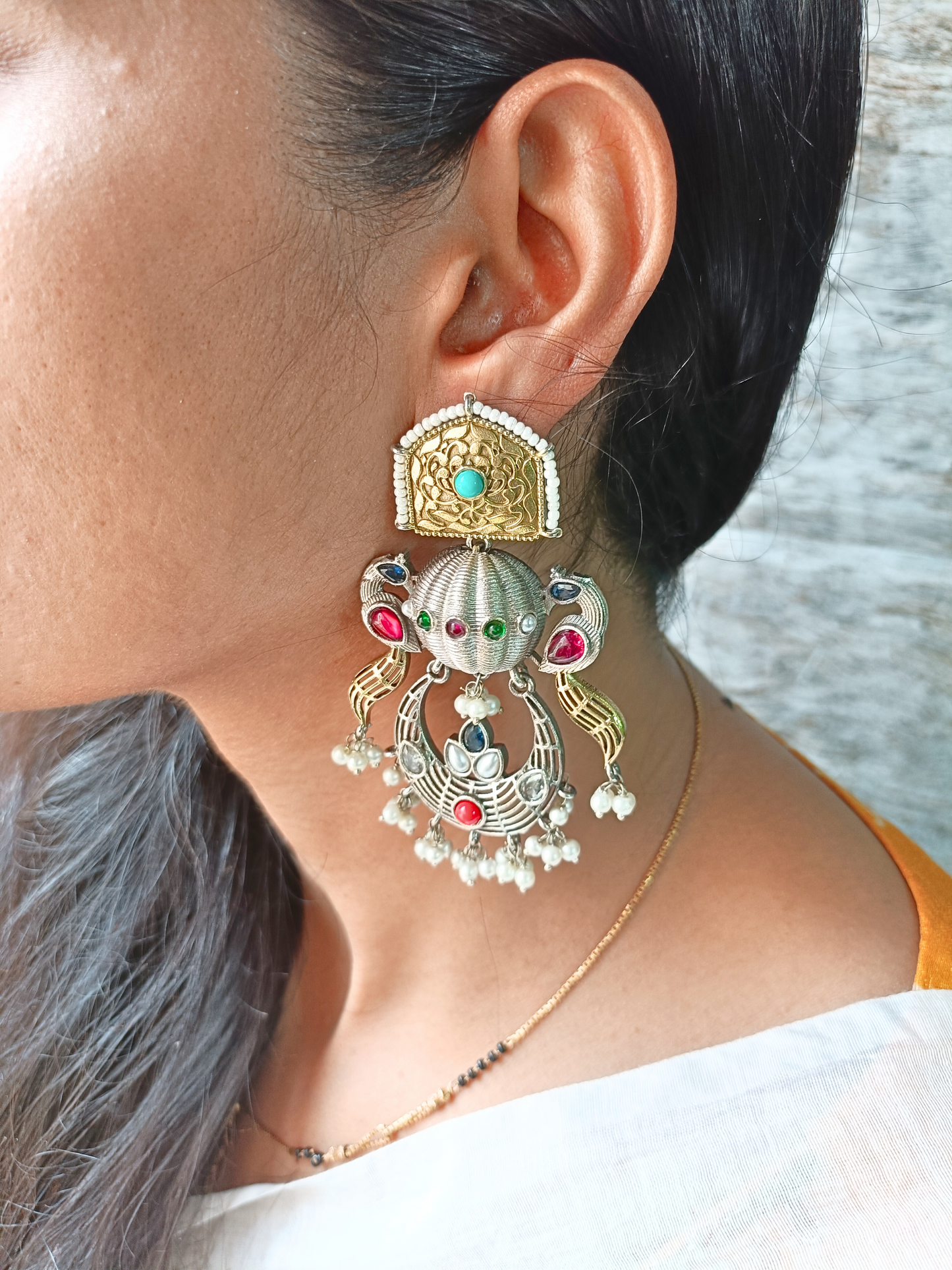 Alia Designer Statement Earrings