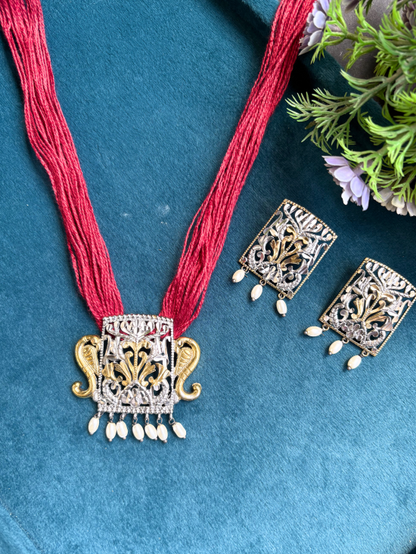 Dual-Tone Thread Pendant Set