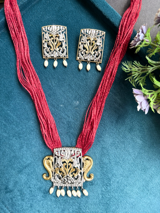 Dual-Tone Thread Pendant Set