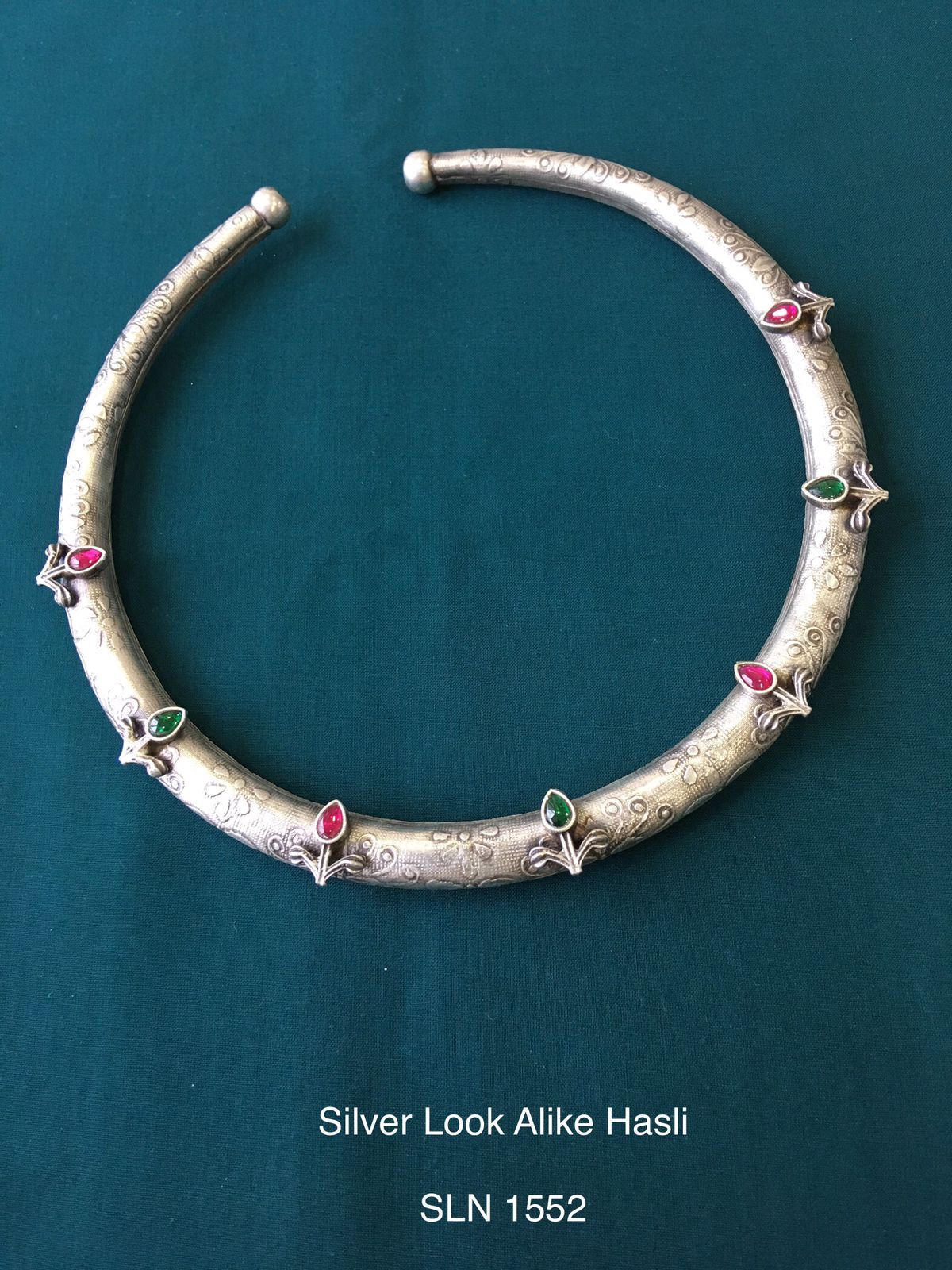 silver oxidised hasli