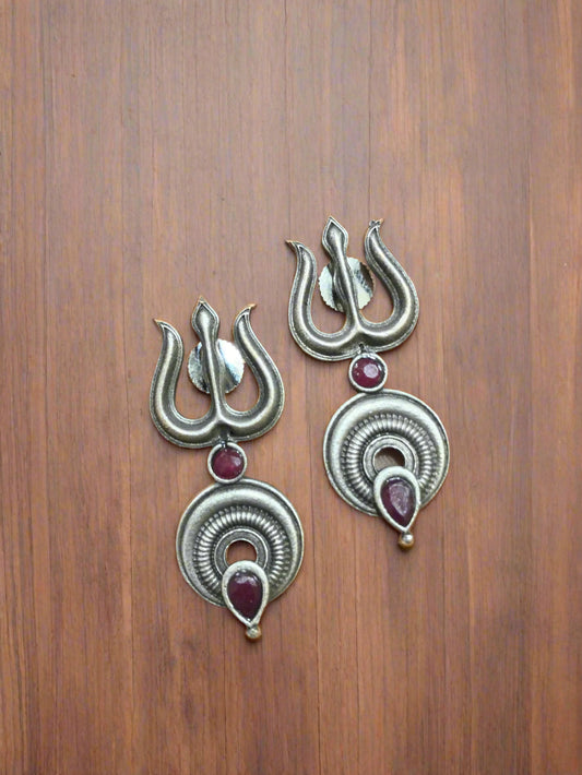 Trishul Stud Earrings