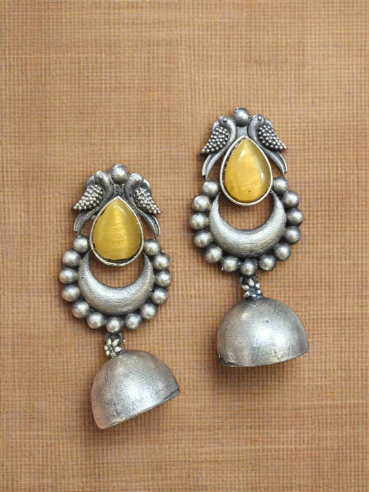 Nandini Oxidised Jhumki