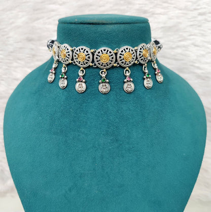 Laxmi Dual Tone Choker Set