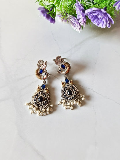 Mishri Dual Tone Earrings
