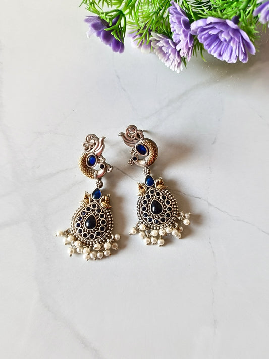 Mishri Dual Tone Earrings