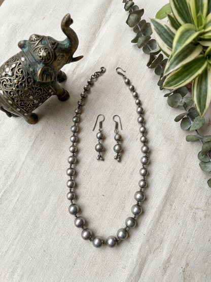 Vintage Bead Mala Necklace