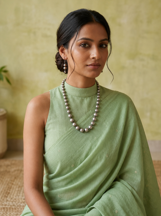 Vintage Bead Mala Necklace