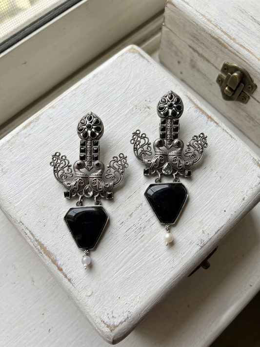 Peacock Dangler Earrings