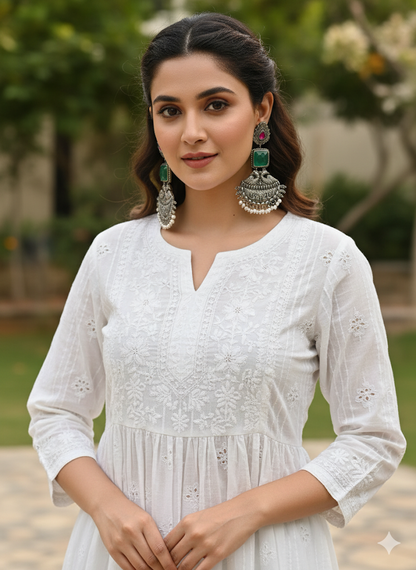 Parineeti Mint Dangler Earrings