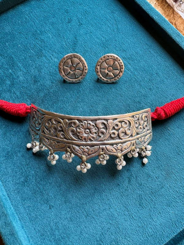 Crimson Thread Choker Set