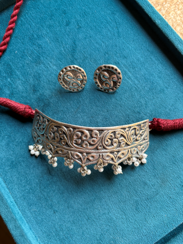 Crimson Thread Choker Set