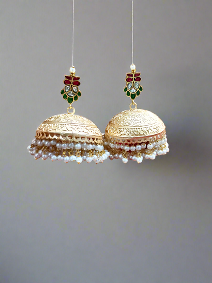 Sahana Panchi Kundan Jhumka