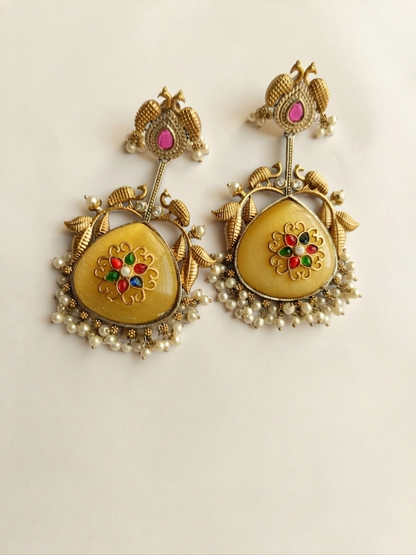 Geet Dual Tone Earrings