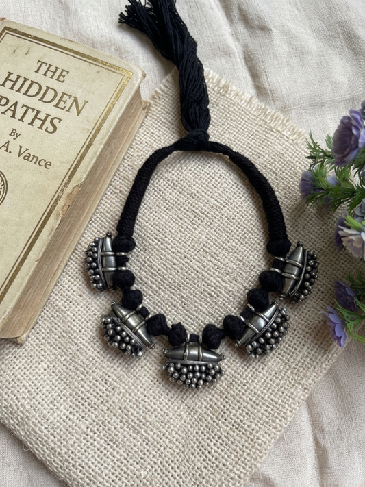 Thread Ghungroo Necklace