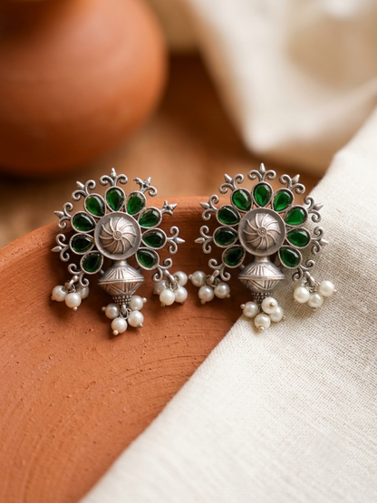 Pearl Ghungroo Studs