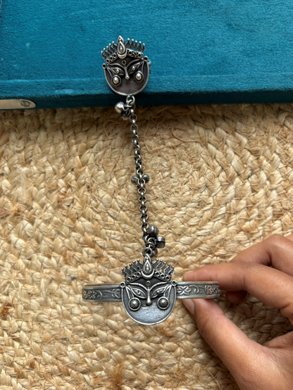 Oxidised Silver Haathphool