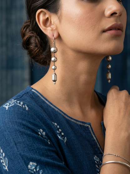 Matar Bead Hook Earrings