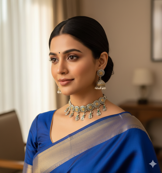 Laxmi Dual Tone Choker Set