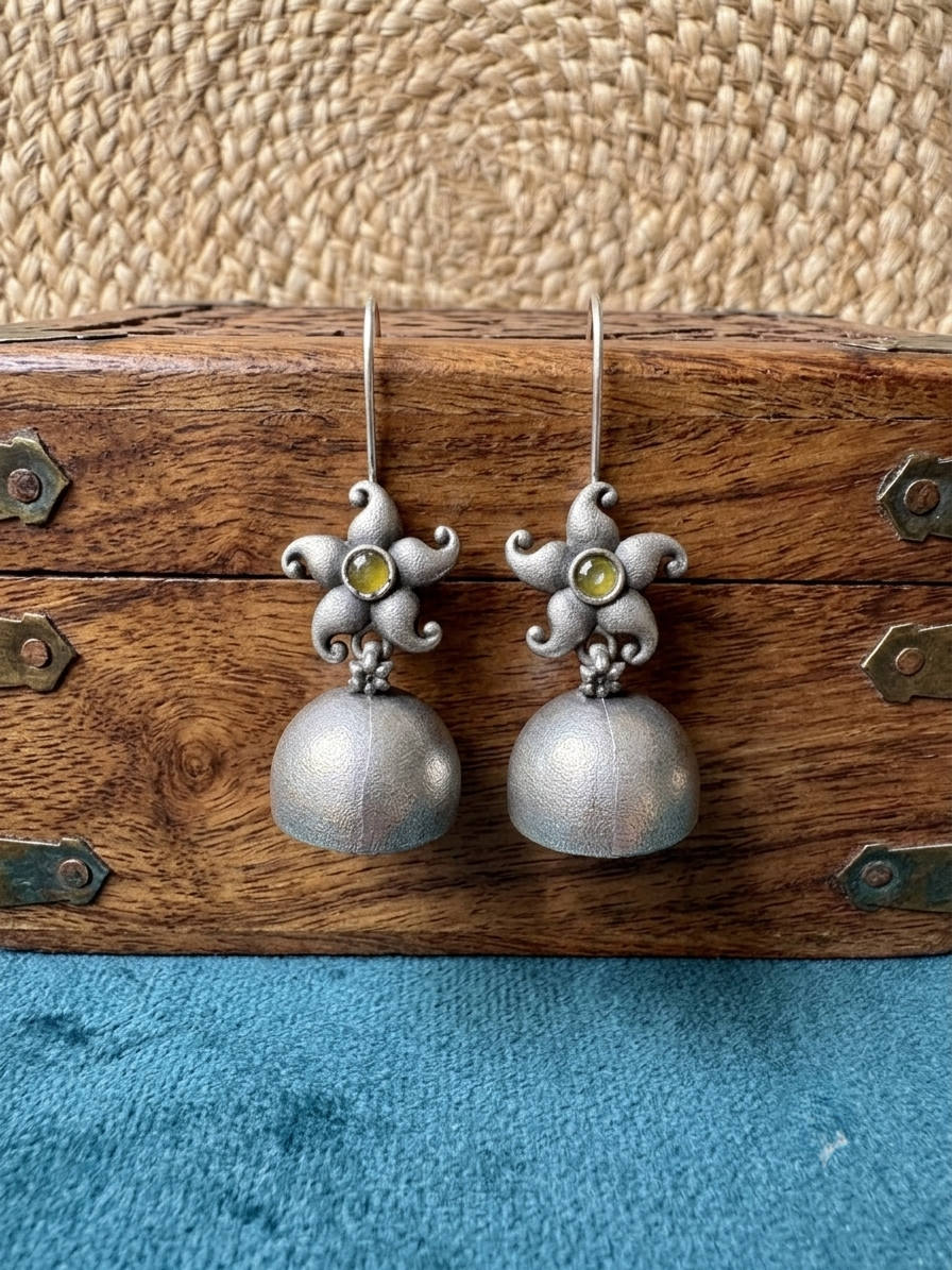 Antique Floral Jhumki