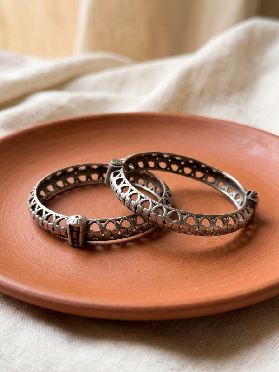 Vintage Carved Kada