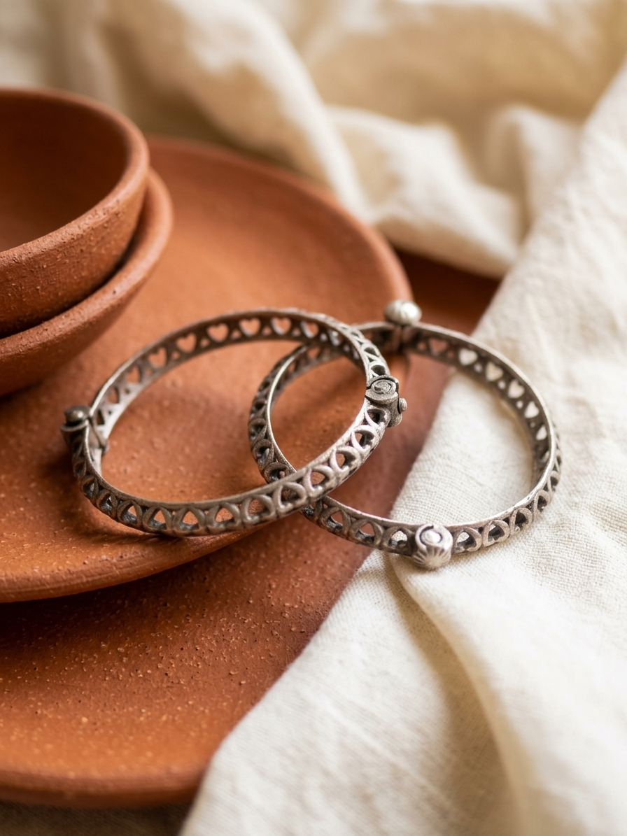 Vintage Carved Kada