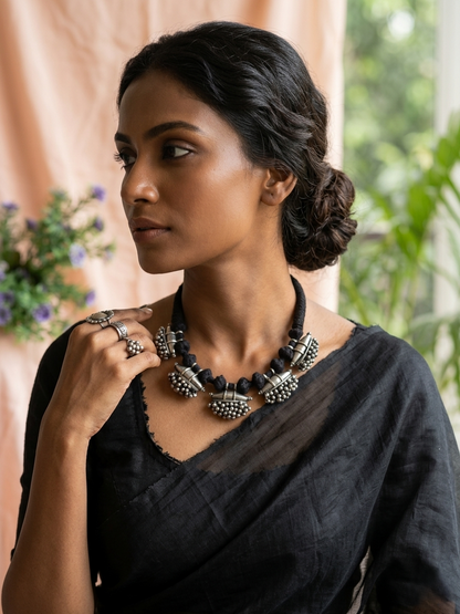 Thread Ghungroo Necklace