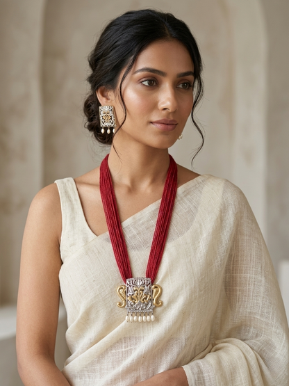 Dual-Tone Thread Pendant Set