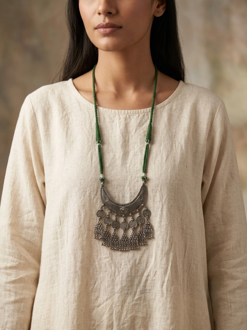 thread necklace