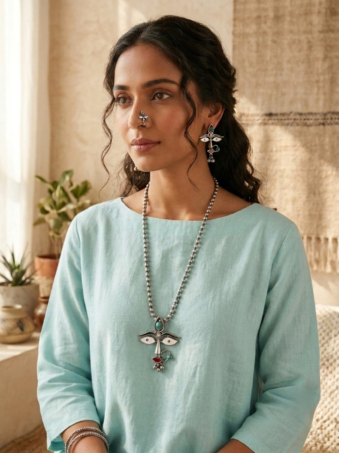 classy durga pendant